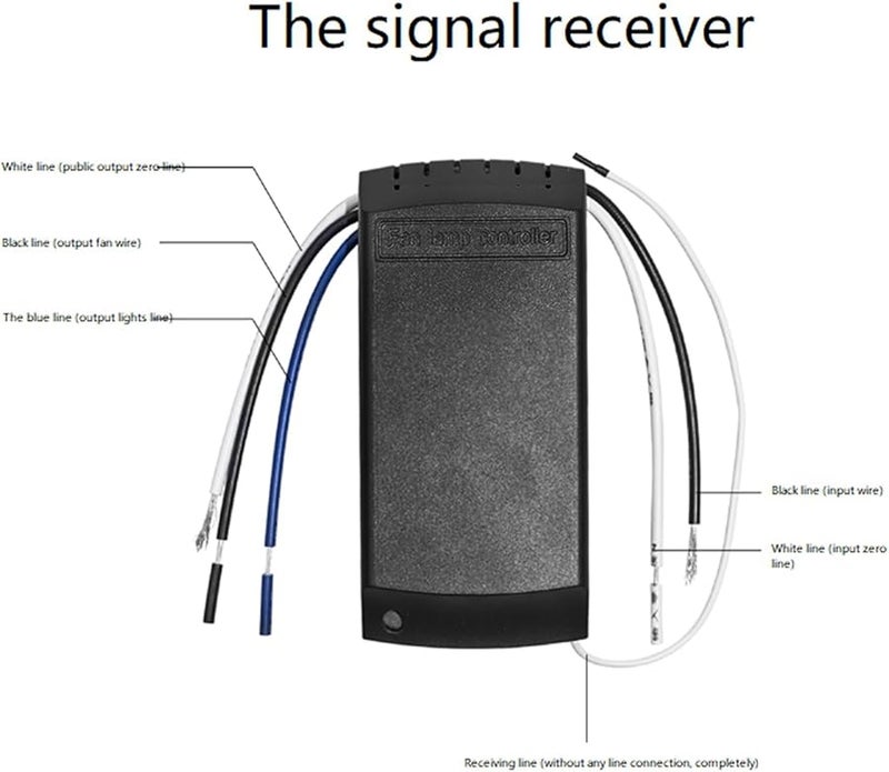 Universal Ceiling Fan Remote Control Kit With Timing Function 4 Speed Adjustable - Image 5