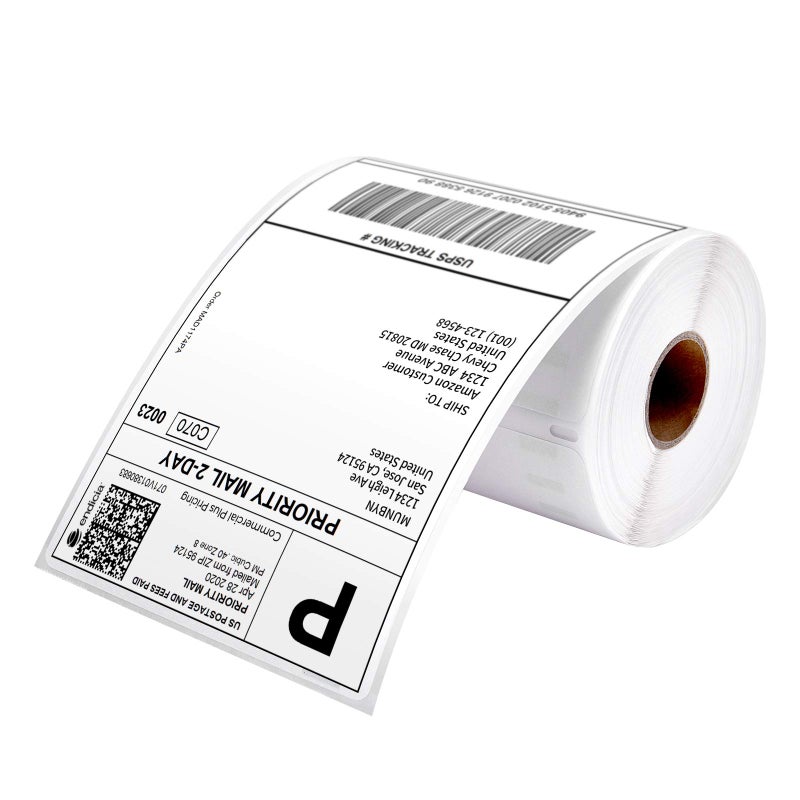 MUNBYN 4"x6" Direct Thermal Printer Label, Shipping Labels Compatible with Rollo, Jadens, Nelko, DYMO 4XL 1744907,1755120, 220 Sheets/Roll - Image 1