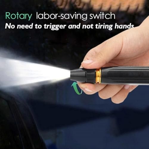 FANHAO 1 Attachment High Pressure Gun for Gardening Watering Tools, Water Spray Gun Nozzle For Water Pipe, Water Pressure Gun For Car Wash, Jet Sprayer Washer For Bike Washing Garden Cleaning - Image 4