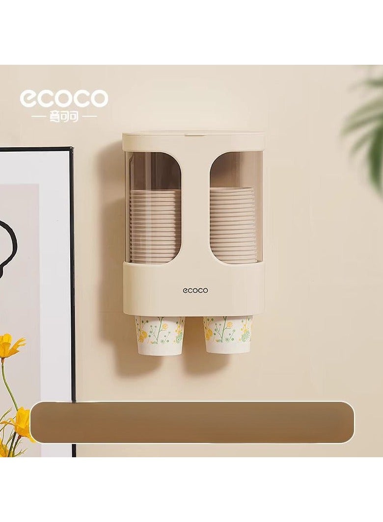 إيكوكو ديسبنسر أكواب زوجي بتصميم أنيق – حامل أكواب مزدوج يُركب على ديسبنسر المياه والعصائر | مناسب للمنزل والمكتب - Image 3