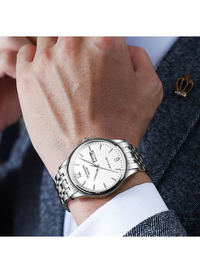 Guanqin Men's Mechanical Watch, Swiss Certified Fully Automatic Business Luxury Watch, Water-resistant Luminous Men's Watch, Gift For Boyfriend - Image 2