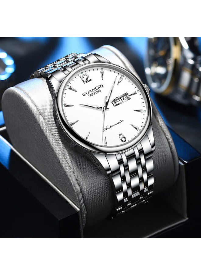 Guanqin Men's Mechanical Watch, Swiss Certified Fully Automatic Business Luxury Watch, Water-resistant Luminous Men's Watch, Gift For Boyfriend - Image 4