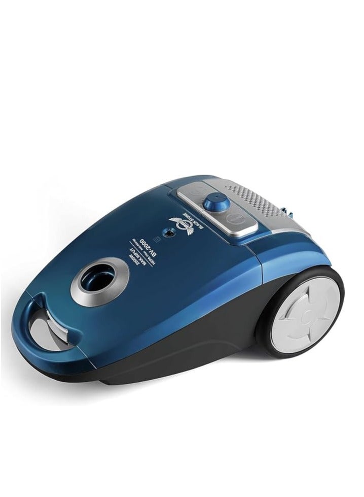 Black Stone Vacuum cleaner 2000 Watt BV-2000 Black Stone, with a healthy and safe filter to protect against bacteria and microbes, blue-black color STONE, Black Stone  - Image 2