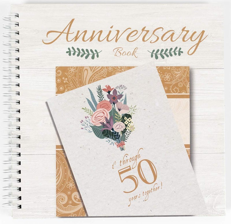Unconditional ROSIE | Wedding Memories Chronicle | Commemorate 50 Years of Love | A Hardcover Journal to Treasure Anniversaries | Thoughtful Gifts for the Happy Couple | Wedding Planner Book