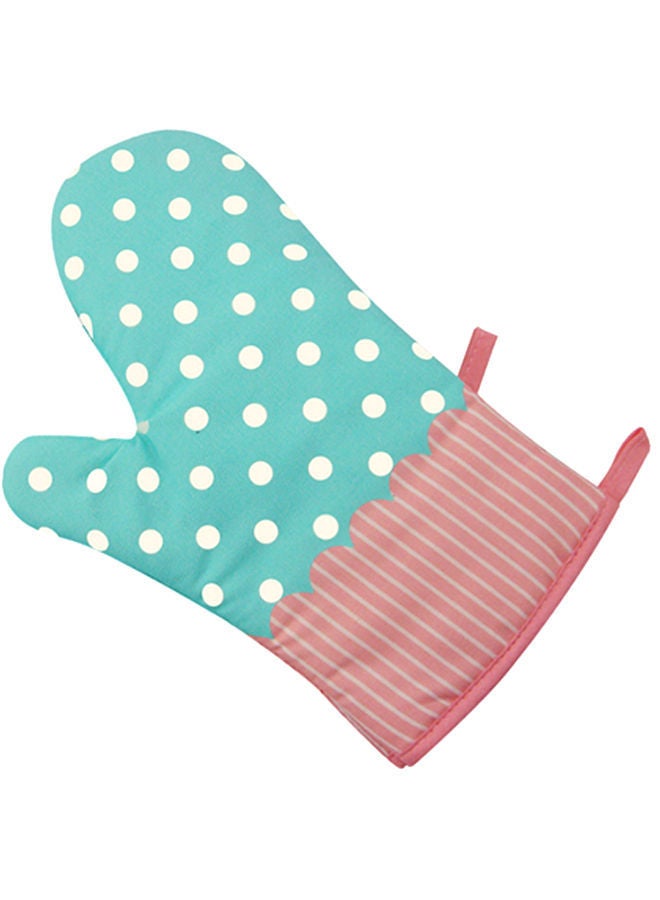 NIBEMINENT Non Slip Heat Insulation Glove Blue 28 x 18centimeter