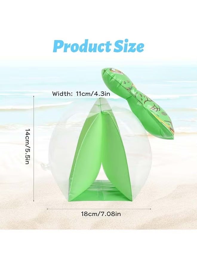 Hihonor 2 PCS Inflatable Arm Swimming Floaties for Kids，Inflatable Swim Arm Bands Rings Water Wings for Kid，Swimming Training Learning 2-6 Years (Dinosaur) - Image 3