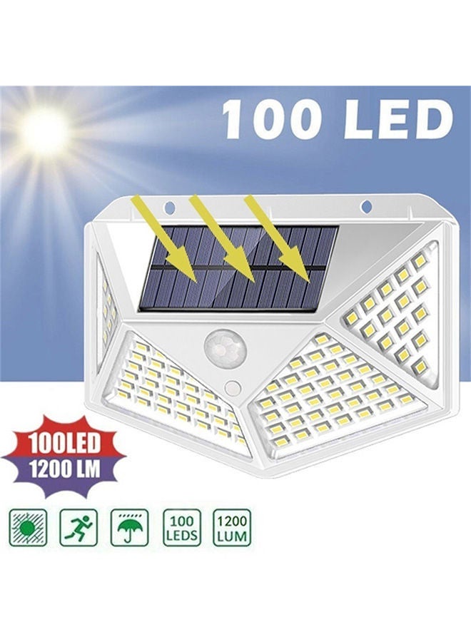 نيبمينينت مصباح مضاد للماء يعمل بالطاقة الشمسية مكون من 100 LED للاستخدام في الأماكن الخارجية أبيض - Image 2