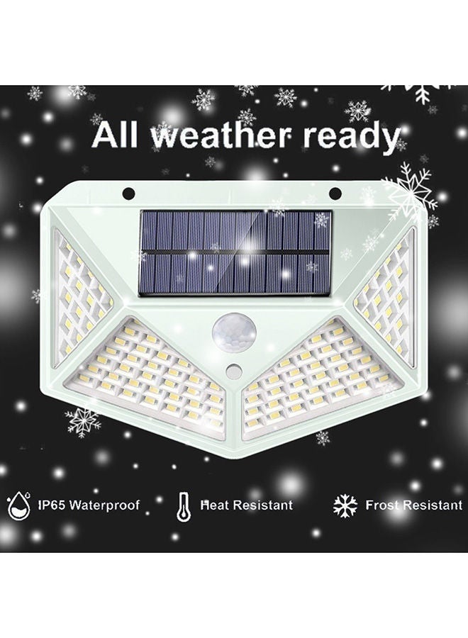 نيبمينينت مصباح مضاد للماء يعمل بالطاقة الشمسية مكون من 100 LED للاستخدام في الأماكن الخارجية أبيض - Image 3