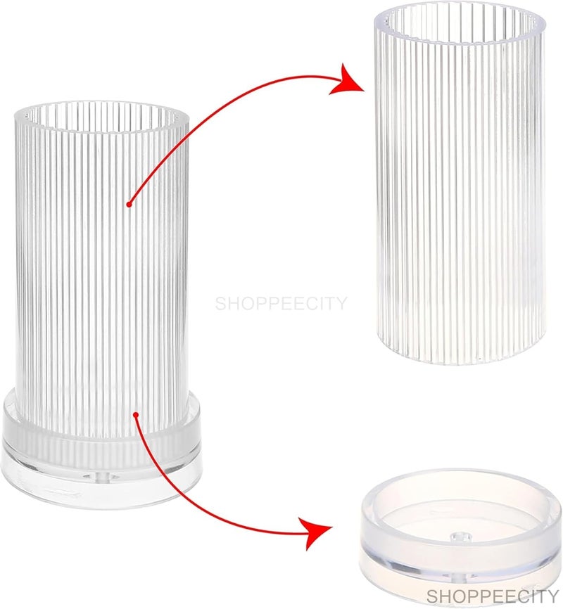 Shoppeecity Polo Striped Pillar Candle Mold I Long Rod Cylinder Acrylic Candlestick Wax Mould I for DIY Handmade Cake Dcor Aromatherapy Candles Making Home Wedding Party Decoration 5 X 75 CM - Image 4