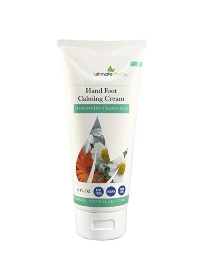 UltimateVitality Hand Foot Cream for For Oncology Patients, Intensive Natural and Organic Moisturizing Cream for sensitive Irritated Skin During Chemo Treatment - 6 Ounces - Image 1