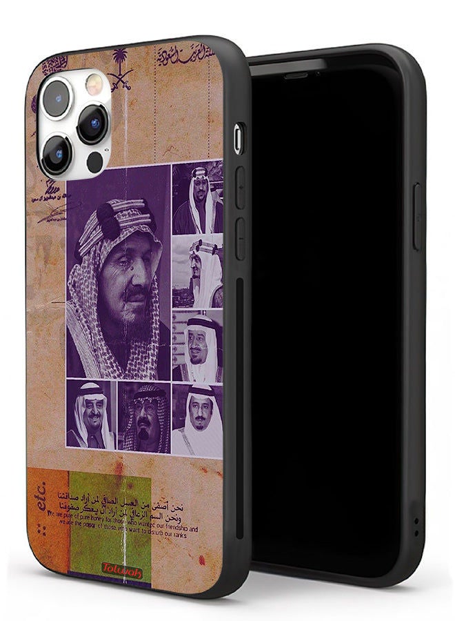 Tolwak Apple iPhone 11 Pro Protective Case Saudi Kings Vintage Photos - Image 1
