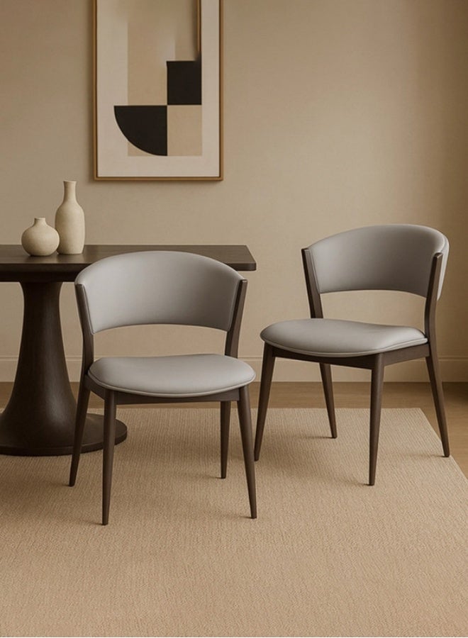 YI ONE Dining Chair – PU Leather High Resilience Sponge Chair, Stylish & Comfortable Seating for Living Room, Kitchen & Home Décor - Image 1