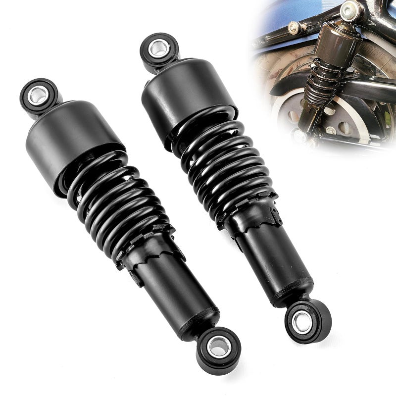 WSays Rear Shocks Lowering Kit 105 Inch Preload Adjustable Compatible with Harley Sportster 883 1200 19882003 and 20042022 Gloss Black