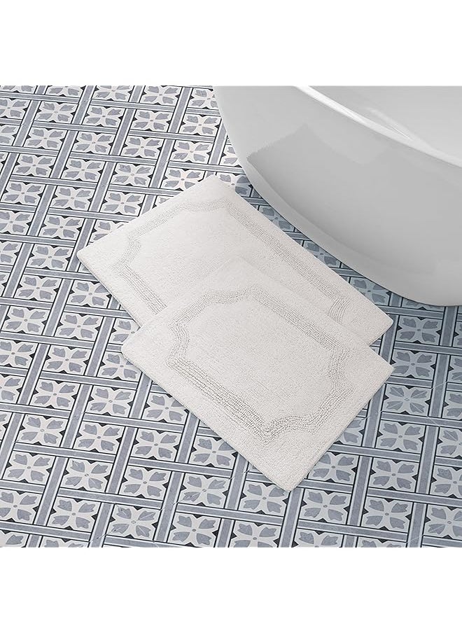 Reversible Cotton 2 Piece Bath Mat Set Ivory - pzsku/Z47F4343241878607713AZ/45/_/1741543720/4a1ff8dc-a98c-4445-8adb-a6bf1ce70cd4