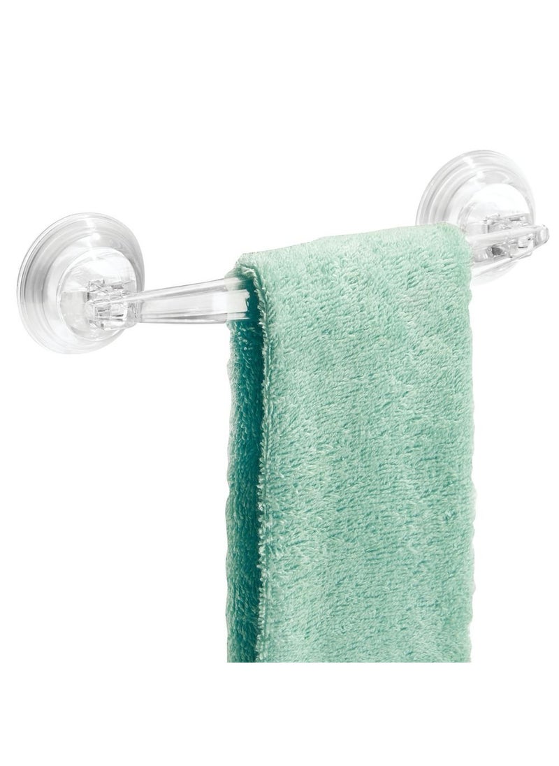 InterDesign iDesign Plastic Power Lock Suction Towel Bar, Holder for Bathroom, Kitchen, Laundry Room, Mudroom  - Image 3