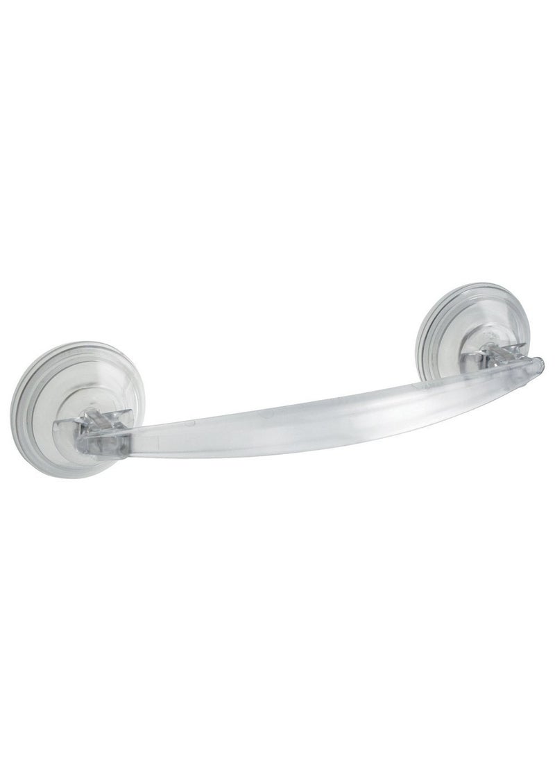 InterDesign iDesign Plastic Power Lock Suction Towel Bar, Holder for Bathroom, Kitchen, Laundry Room, Mudroom  - Image 1