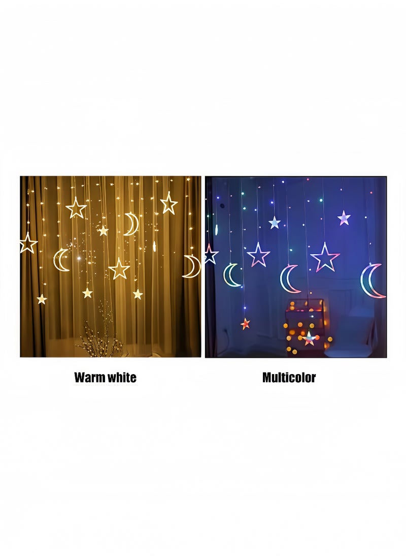 Maston - Ramadan Decorative LED Lights with Stars and Moons, Festive Home Decor for Ramadan Nights - Image 1