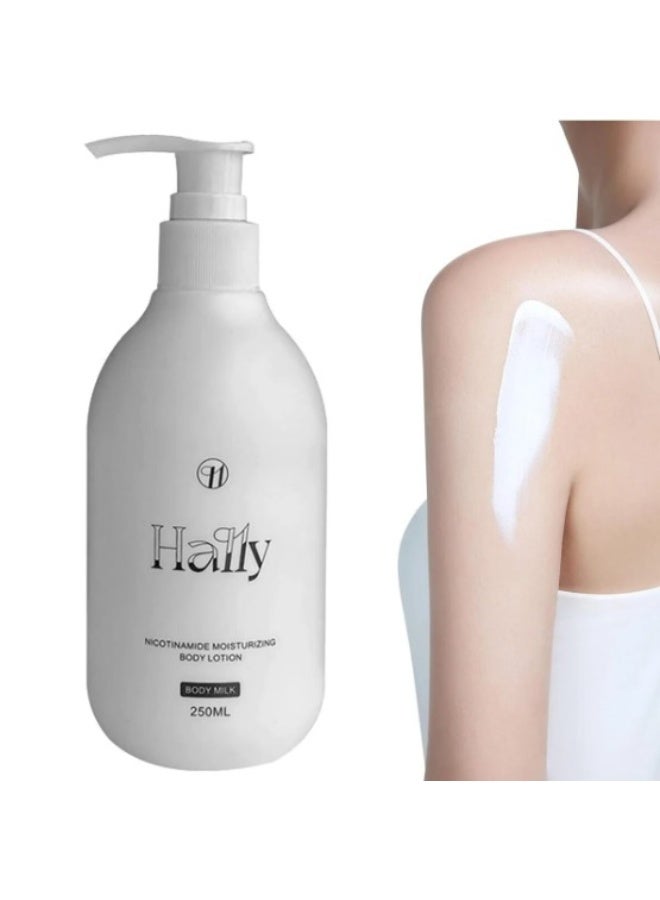 Hally Niacinamide Body Lotion – Brightening & Deep Hydrating Moisturiser 250ml - Image 4