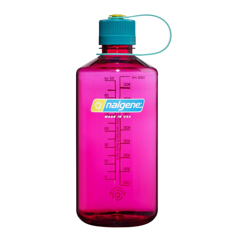 Nalgene Leak Proof Tritan BPAFree Water Bottle 32 oz Narrow Mouth Made in the USA for Outdoor Use Daily Hydration Eggplant