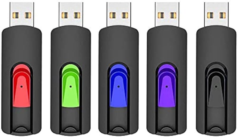 RAOYI 5 Pack 64GB USB Flash Drive, USB 2.0 Memory Stick Thumb Drives Jump Drive Pen Drive for PC Laptop Computer - 64G Multipack - Image 5