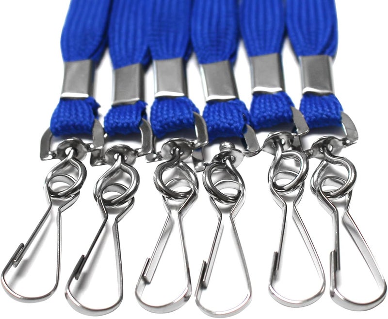 BAITEER 120 Pcs Blue Lanyards Premium Bulk Flat Lanyards 36" with Swivel J Hook for ID Name Badge Holder, VIP, School, Kids, Coach, Conference, Festival and Hang Keys - Image 4
