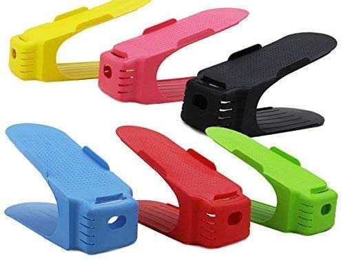 Ladila Shoes Slots Organizer Space Saver Rack Holder Set of 6 - Image 1