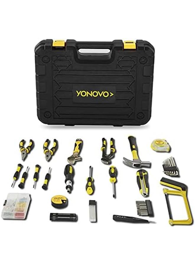 Heavy Duty 100 Piece Tool Set With Tool Bag Complete Toolbox For Home Repairs And Diy Projects Mechanics Tool Set Hand Tool Kit Garage Home Diy Professional Tool Organizer Compact.  - Image 2