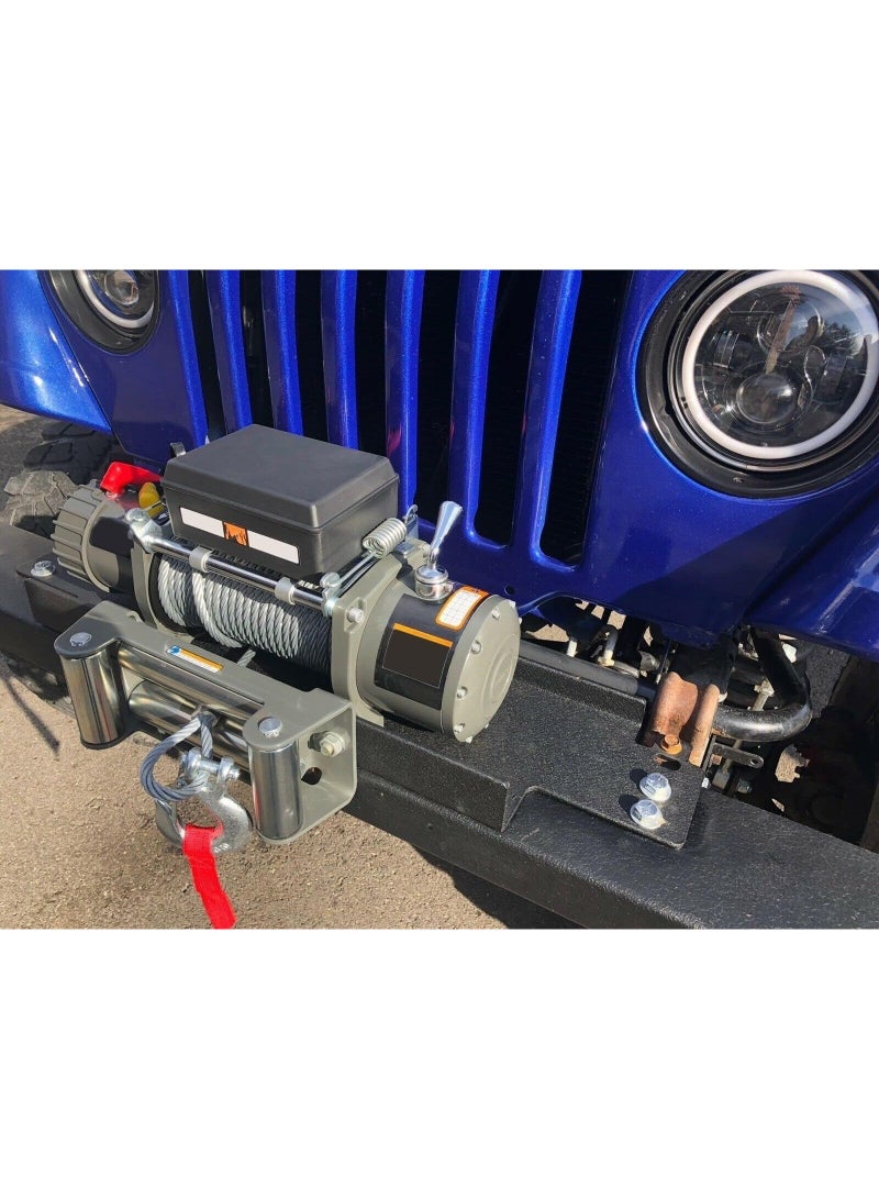 LAMAY Cradle Winch Mounting Plate Winch Mounting Hinge Receiver Recovery Winch Folding Winch Mounting Bracket Built-In Mounting Bottom Plate Off-Road Vehicle Fixed External Portable Quick Rel - Image 4