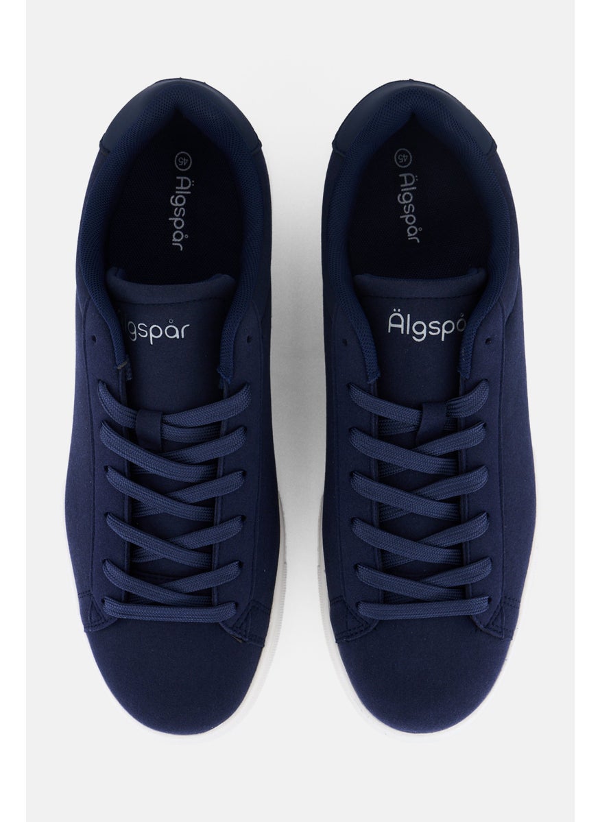 Algspar Men Lace Up Casual Shoes, Navy  - Image 3