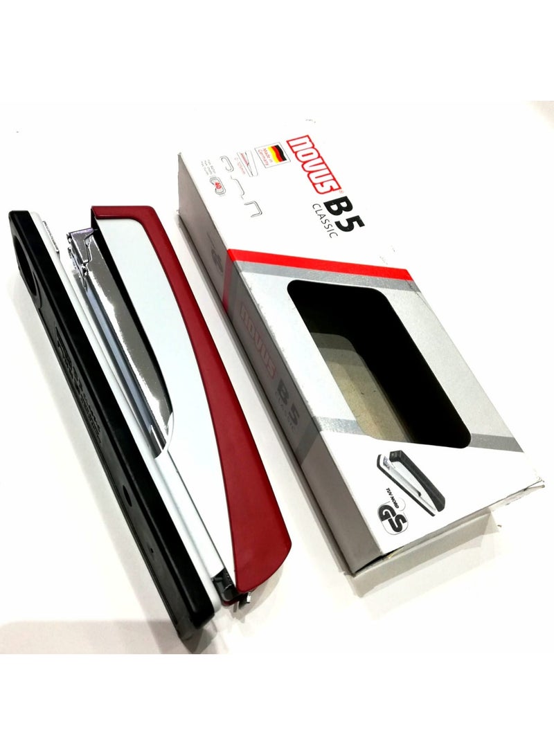 Novus B5 Classic Paper Stapler - 40 Sheets Capacity - Red Color - Image 2