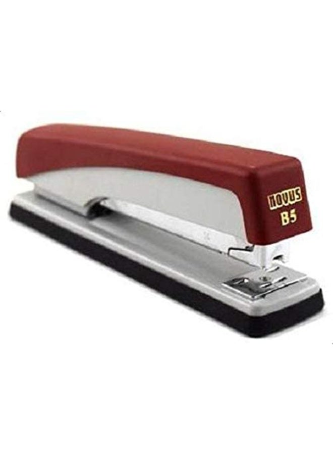 Novus B5 Classic Paper Stapler - 40 Sheets Capacity - Red Color - Image 1
