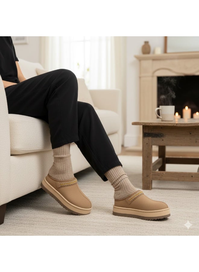 Comfortable and stylish women's winter slippers - available in various sizes and colors - Image 1