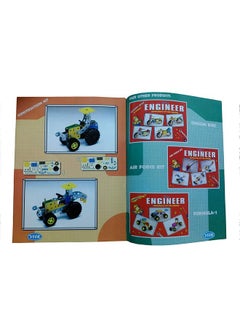 Nabhya Nabhya Metal Construction Set Based Educational Toy 10 Model, Multicolour, 5+, 105+ Piece  - Image 4