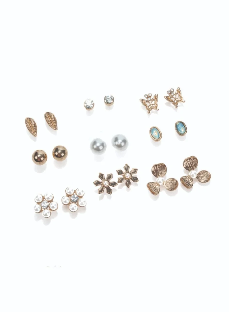 AMICA Set of 9 Assorted Earrings