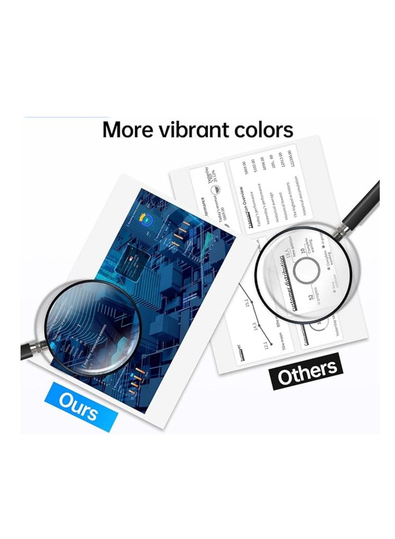 Terabyte W9050MC W9051MC W9052MC W9053MC Toner Cartridge (4-Pack-CYBM) Compatible for HP Color Managed MFP E87640Z E87650Z E87660 Printer - Image 3