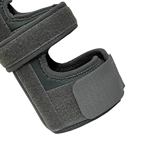 WITSOUL Boxer Finger Splint - Supports Pinky, Ring, Middle Metacarpals and Knuckles - Right or Left Both Hand Adjustable Brace (COLOR GREY) (M) - Image 3