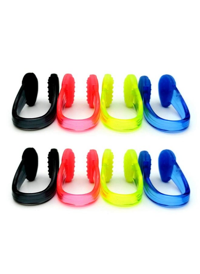 Zooshine - 8Pcs Waterproof Nonslip Swimming Nose Clips Dotted Surface Pool Nose Plug For Kids Adults Protect Your Nose In Water Sports - Image 1