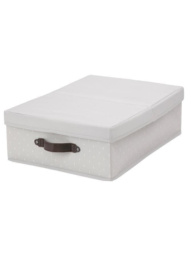 erorex Box With Lid, Grey/Patterned, 35X50X15 Cm  - Image 1