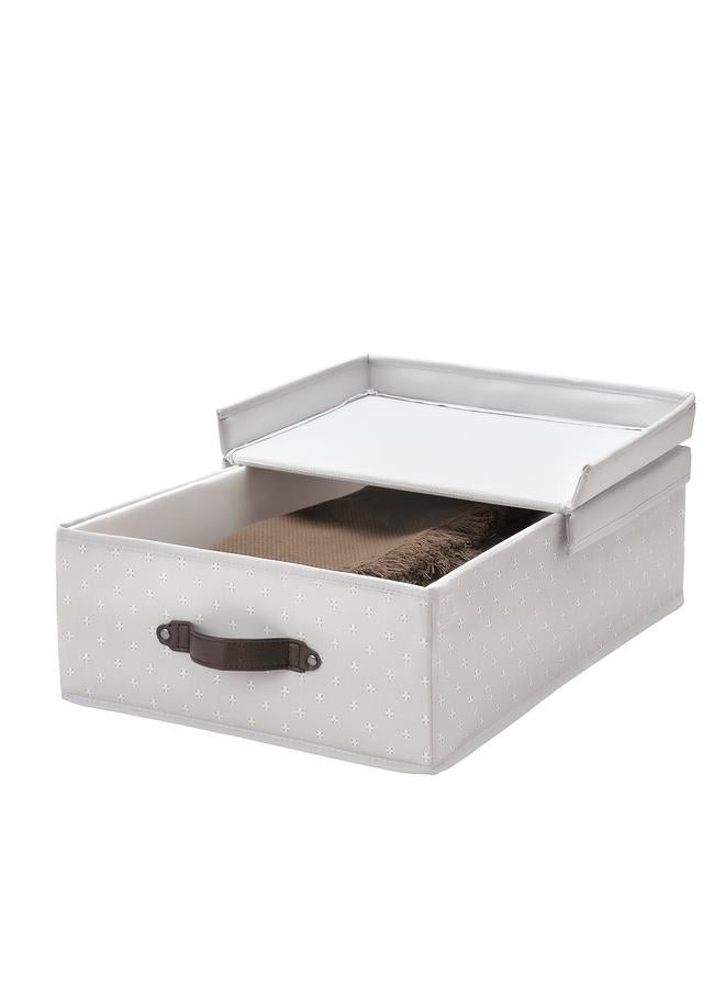 erorex Box With Lid, Grey/Patterned, 35X50X15 Cm  - Image 2