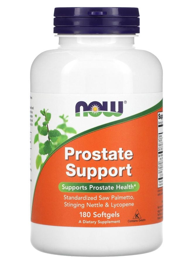 now دعم البروستاتا 180 كبسولة لينة