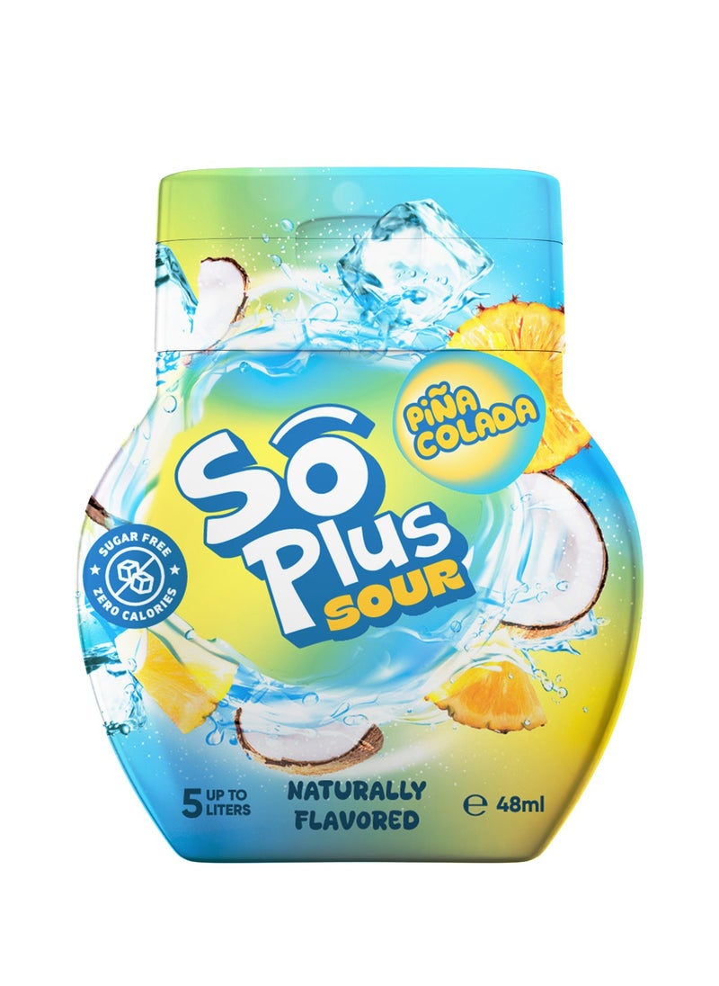 So Plus water enhancer- Pinacolada SOUR- 48 Ml 