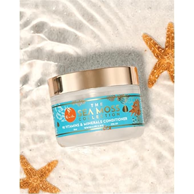 Curls SEA MOSS 92 VITAMINS & MINERALS CONDITIONER - PROMOTES HEALTHY HAIR GROWTH - MAXIMUM HYDRATION - ENCOURAGES PRODUCTION OF SEBUM - FOR ALL CURL TYPES 8OZ - Image 3