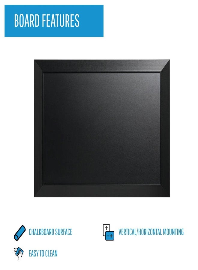 MasterVision Kamashi Easy Clean Chalkboard for Home Wall Decor, 24" x 36", Black Frame - Image 3