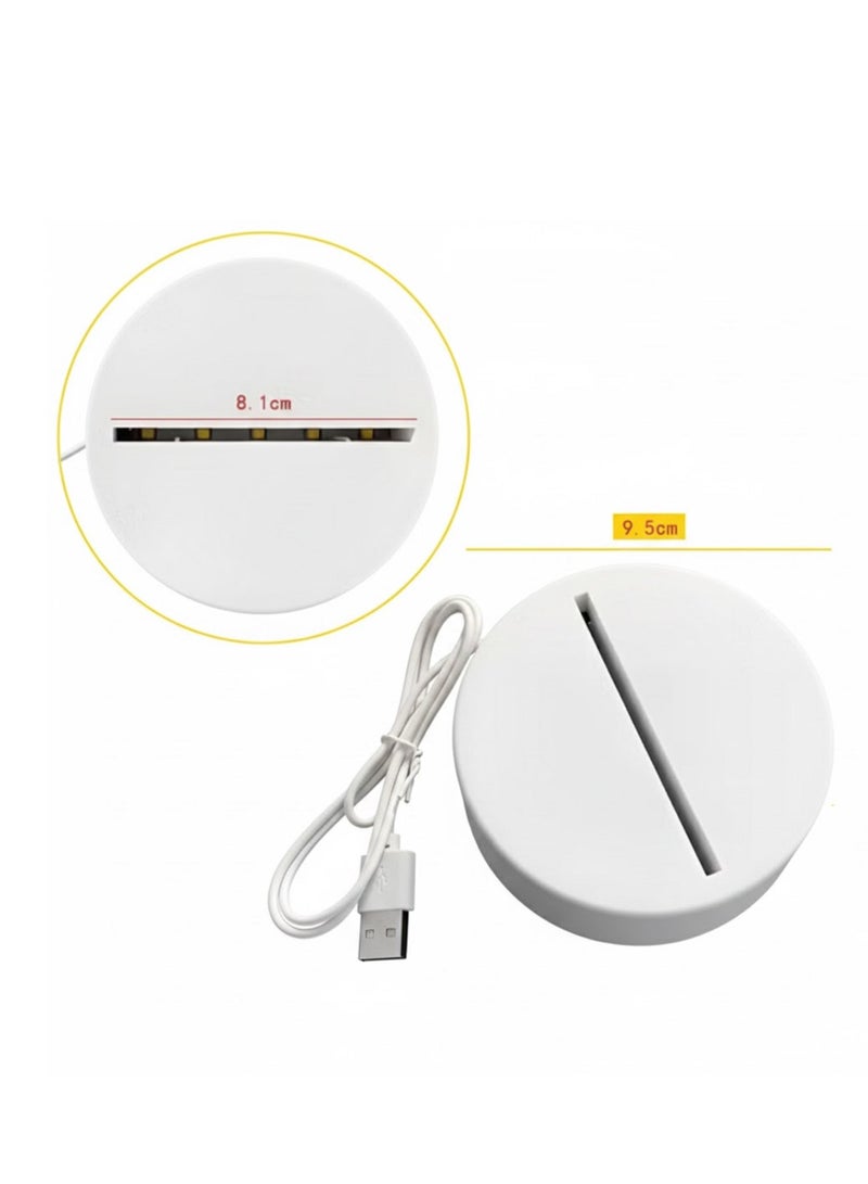 3D LED Lamp - Bedroom Desk Decor Creative Night Light for Kids and Adults - Image 5