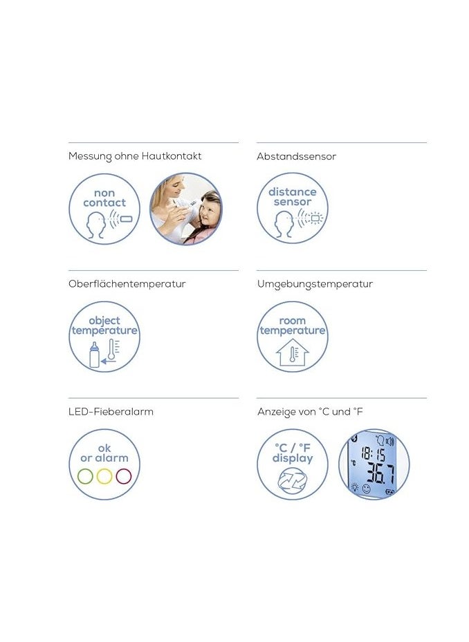 Beurer - Beurer FT 95 Non Contact Thermometer with Bluetooth & Free App To Measure And Monitor Temperature - Image 1