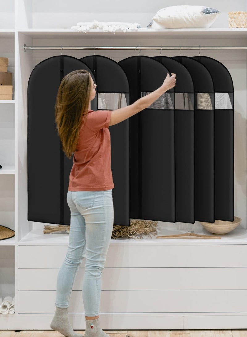 هومار كيت أكياس الملابس 5 حزم أكياس الملابس لتعليق الملابس الملابس الصديقة للتنفس البدلة حقيبة الملابس غطاء للتخزين البدلات القمصان التي شيرت والسترات مناسبة للبالغين والأطفال - Image 3