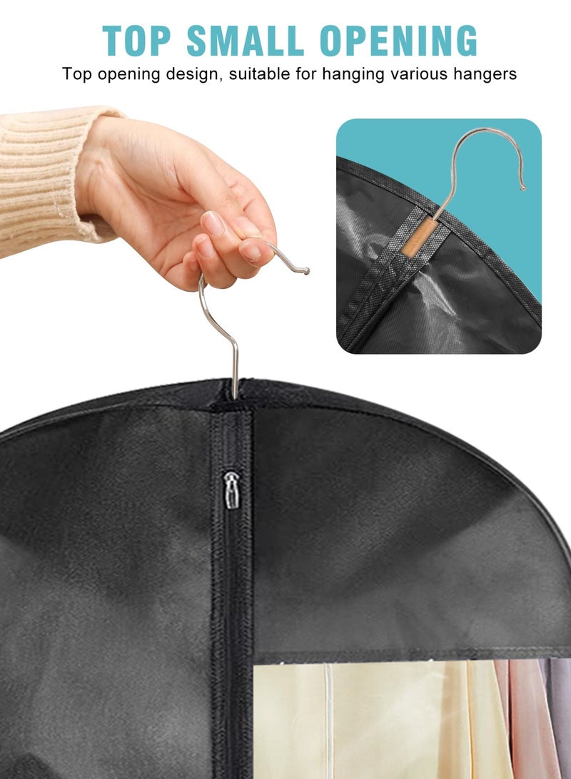 هومار كيت أكياس الملابس 5 حزم أكياس الملابس لتعليق الملابس الملابس الصديقة للتنفس البدلة حقيبة الملابس غطاء للتخزين البدلات القمصان التي شيرت والسترات مناسبة للبالغين والأطفال - Image 5