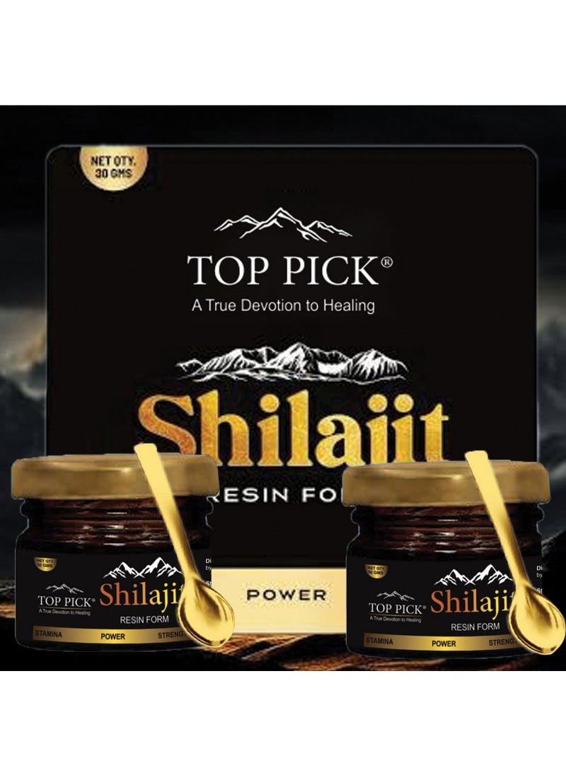 Top Pick - Shilajit Resin Form 30g Dual Pack for Natural Energy - Image 1