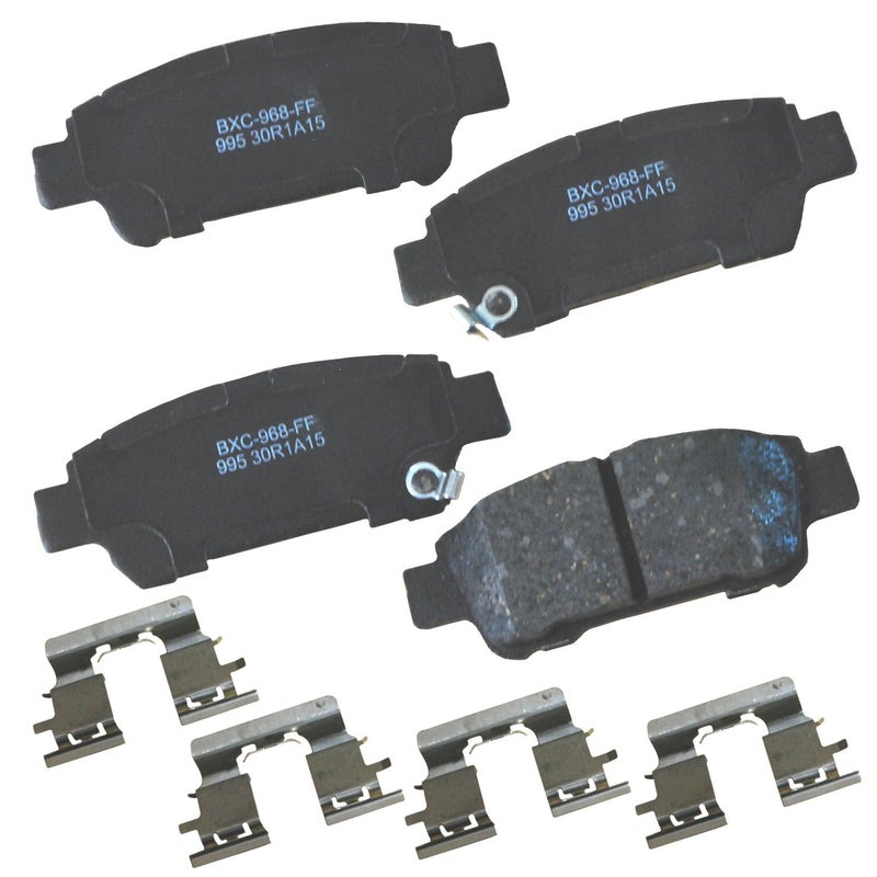 بنديكس وسادات فرامل خلفية سيراميكية Bendix Premium SBC995 لسيارة تويوتا سيينا (2010-2004) - Image 1