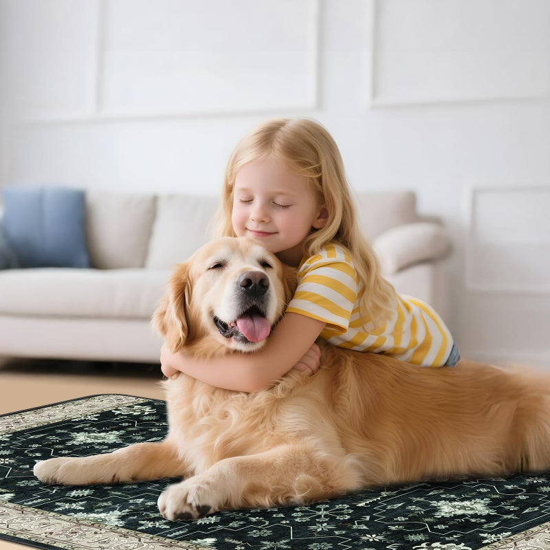 Lreedy Office Chair Mat for Hardwood Floor & Tile Floor,36"X 48" Heavy Duty Desk Chair Mat for Hard Floors, Under Desk Rug for Rolling Computer Chair,Anti Slip,Low Pile Carpet Protector-Convex Frame - Image 4